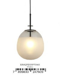 Pendente Era Preto / Leitoso 22X40