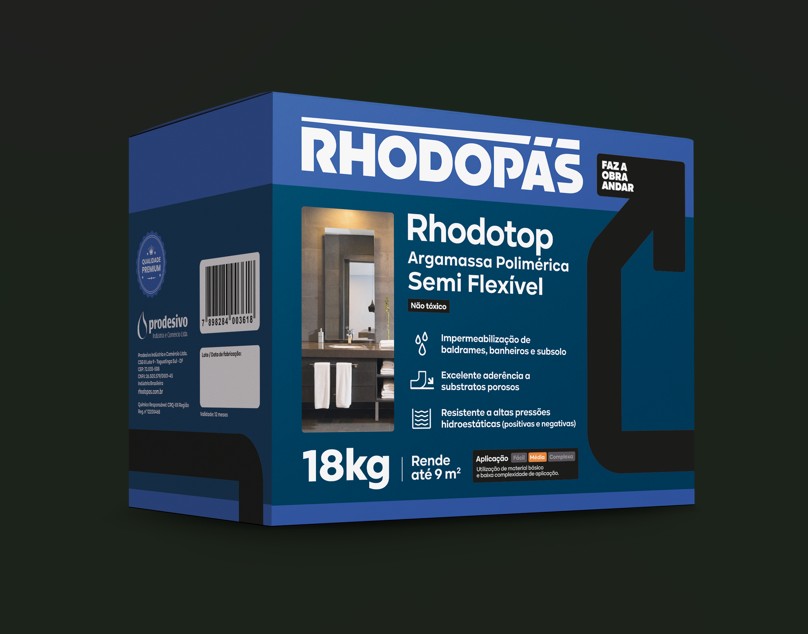 Rhodotop Argamassa Polimerica, 18KG