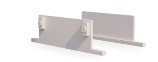 Ponteira para Perfil Max Duplo Branco