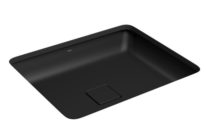 Cuba Retangular de Embutir 50CM Ebano Fosco, Slim