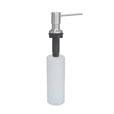 Dosador de Sabao Aco Inox com Recipiente Pl 500 Ml