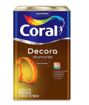 Decora Diam Semi Bril 18 Lt, Branco