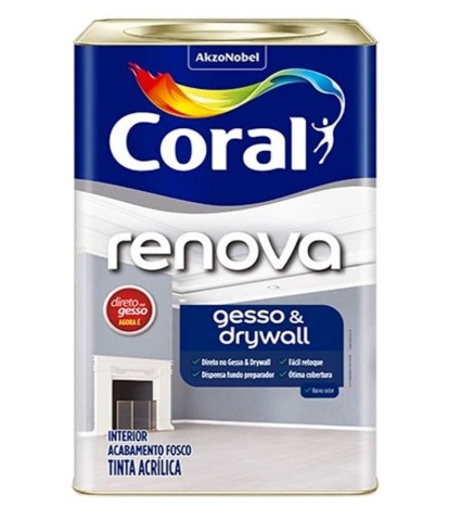 Tint Acri Gesso e Drywall 18L, Branco