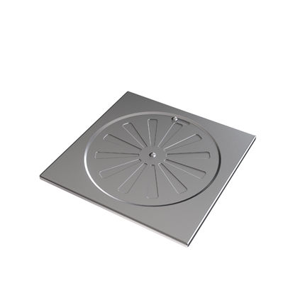 Ralo Quadrado 15 0,6 304 sem Po, Inox