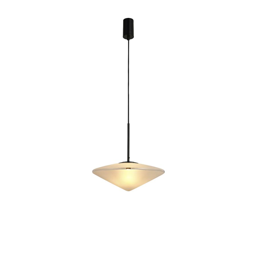 Pendente Era PRETO/LEITOSO 35CM/21CM