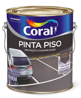 Pinta Piso 3,6 Gl, Cinza Medio