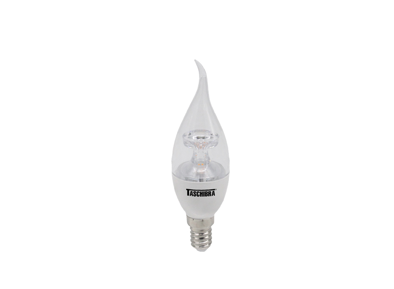 Lam LED Vela Bico Torcido Tvl 25 / 3W 2700K E14
