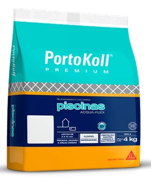 Rejunte Aqua Flex Piscinas Grafite, 4KG