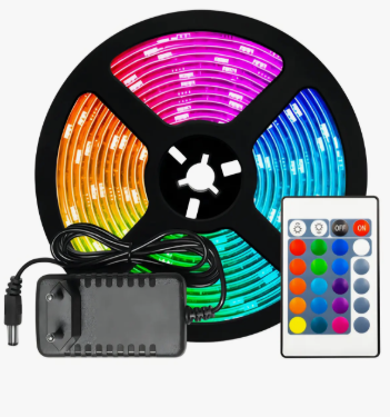 Fita 2835 60L/M 5M IP65 12V RGB com Contr