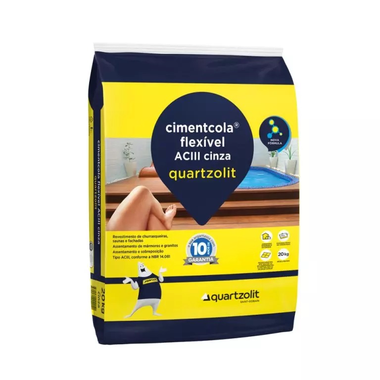 Arga Cimentcola Flexivel AC3 Cinza 20KG