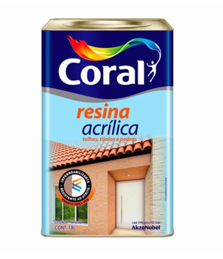 Resina Acri Brilh 18LT, Trasparente