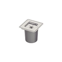 Lixeira Inox Embut Clean Square 5L
