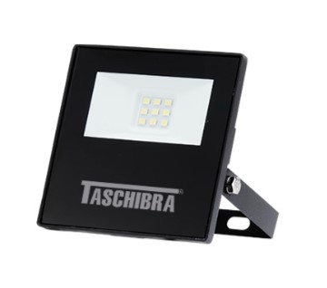 Refletor Tr LED Slim 10W 3000K Preto