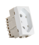 Tomada Padrao Brasileiro 2P+T 20A-250V Branco Sleek