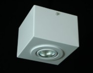 Spot Sobr Dicroica 12X12X7,5 GU10 -Preto