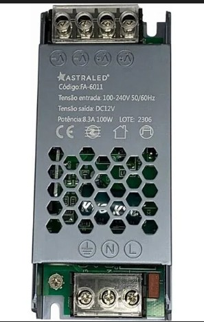 Fonte Slim 8.3A 100W 240V