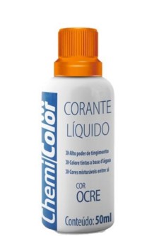 Corante Liquido 50ML, Ocre