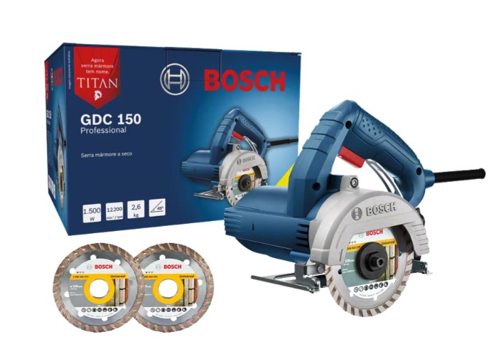 Serra Marmore Titan Gdc 150 220V+2 Discos
