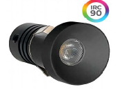 Mini Spot LED Auko Lai Red Embu 1W 3000K IRC90 Preto