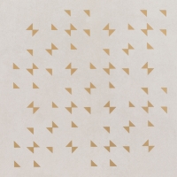 Revestimento Calu Triangulos Ouro 28X28
