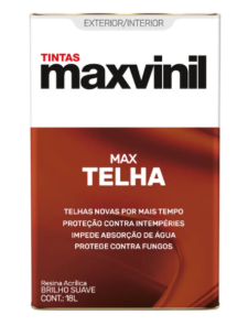 Resina Telha Bril 18LT, Vermelho Oxido