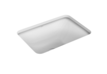 Cuba Embutir Retangular Branco, Linha L