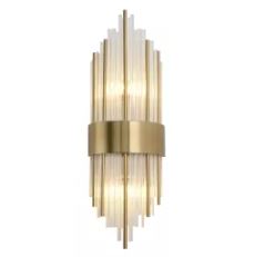 Arandela Met 59X2010CM E14X2 BRONZE+VIDRO Transp