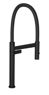 Torneira Coz Mesa Bica Alta Black Matte e Preto, Colore