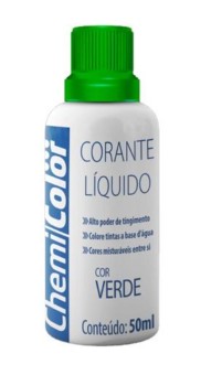 Corante Liquido 50ML, Verde
