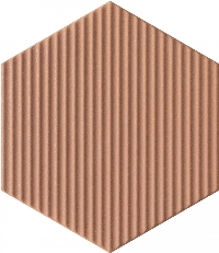 Porcelanato Kroma Hex Velvet Cobre Mt 18X20,8 0,98M²/FORA