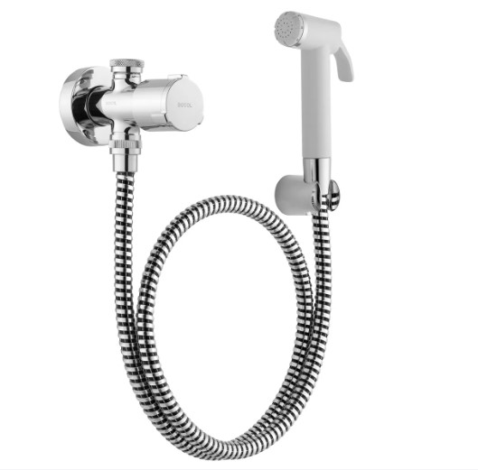 Ducha Higiênica com Registro e Derivacao com Gatilho Cromado- Riva
