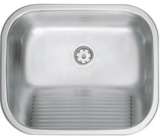 Tanque de Encaixe Hera 34 L Inox Escovado 50X40CM
