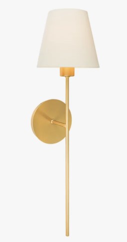 Arandela Parede Tocheiro Mini Cup Off White Bs Gold