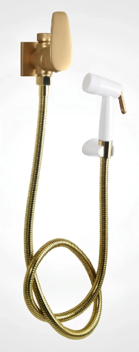 Ducha Higiênica com Derivacao DN15- Dourado Fosco