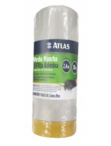 Veda Mancha com Fita Crepe 2,4M X 20 M