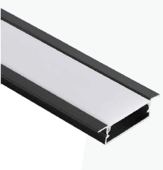 Perfil de Embutir 3M 41.3 X 10, Preto