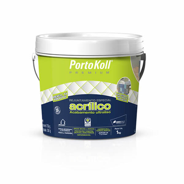 Rejunte Acrilico Preto Intenso, 1KG