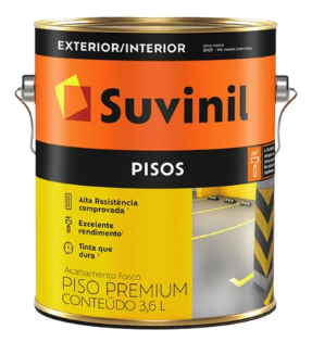 Tinta Piso 3,6 Gl, Cinza Escuro