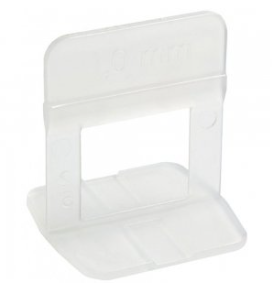Espacador Nivelador 1,5MM com 50 Unidades Branco, Cfx